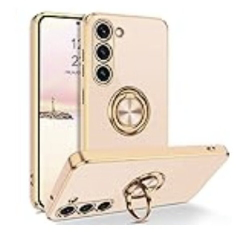 BENTOBEN_Samsung Galaxy S23 Case w/ 360° Ring Holder/Kickstand Support Car Mount
